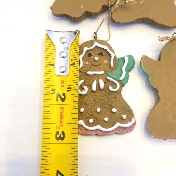 Eight Gingerbread Cookie Christmas Ornaments - Picture 8 of 8